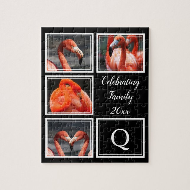 CELEBRATING FAMILY Photo Customizable Keepsake Jigsaw Puzzle (Vertical)