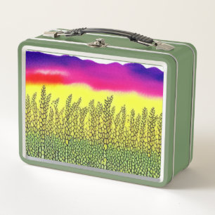 Celebrating Farmers Metal Lunch Box