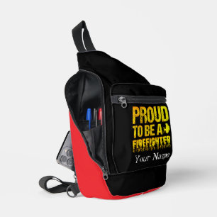 Celebrating Firefighter Pride & Bravery Sling Bag