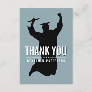 Celebrating Graduate Personalized Thank You Card