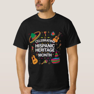 Celebrating Hispanic Heritage Month - Colourful Fe T-Shirt