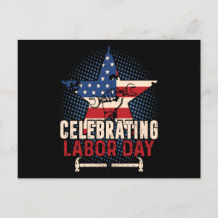 Celebrating Labour Day Postcard