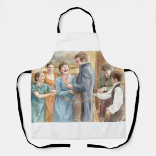 Celebrating Mary and Tom's happiness  Apron