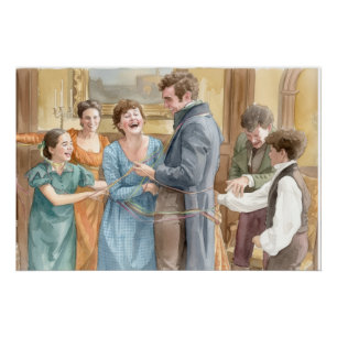 Celebrating Mary and Tom's happiness Poster