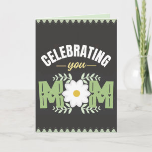 Celebrating Mom, Mother's Day Card