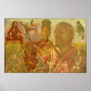 Celebrating Mother Africa Poster