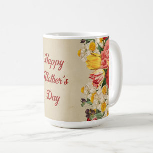 Celebrating Mother's Day 2024 with Bright Floral Coffee Mug