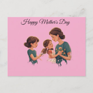 Celebrating Mother's Day Postcard