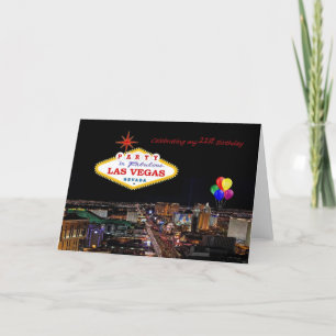Celebrating my 21st Birthday Party Las Vegas Card