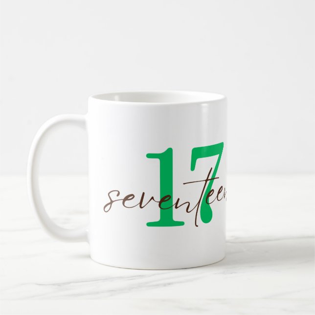 Celebrating My Anniversary Coffee Mug (Left)