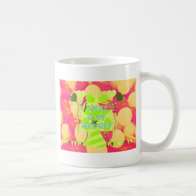 Celebrating My Joyous Birthday Blessings Coffee Mug (Right)