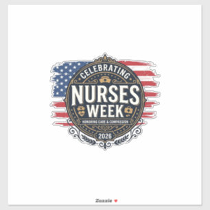Celebrating Nurses Week 2026 Patriotic Vintage Des