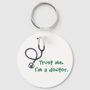 Celebrating nursing and medicine keychain