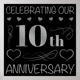 Celebrating Our 10th Anniversary Poster