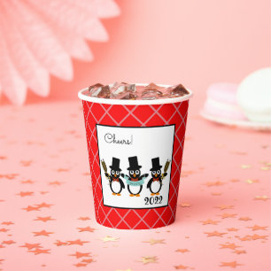 Celebrating Penguins Paper Cup