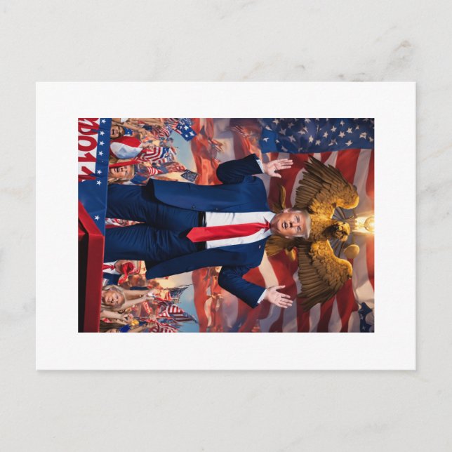 Celebrating President's Day with a MAGA Twist: Don Postcard (Front)