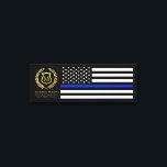 Celebrating Service Years Personalized Police Canvas Print<br><div class="desc">A custom wall mounted police flag wrapped canvas celebrating your years of service as a police officer in the United States. All elements of this wall canvas are adjustable including the size and shape. Hit the customize button to move things around or add more text options. Simply copy the text...</div>