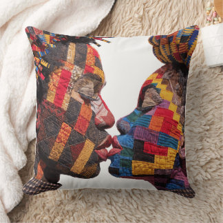 Celebrating The Art of Quilting Throw Pillow