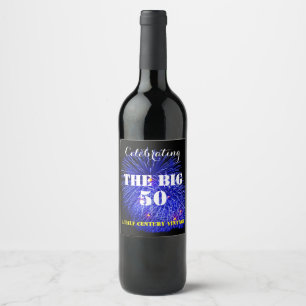 Celebrating THE BIG 50 - Wine Label