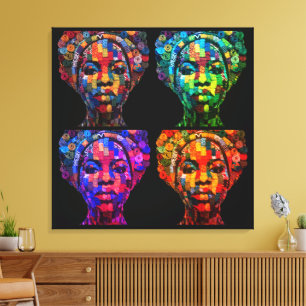 Celebrating the Colourful Art of Quilting Canvas Print