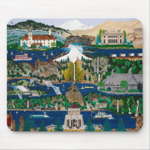 Celebrating the Columbia River Gorge Mouse Pad