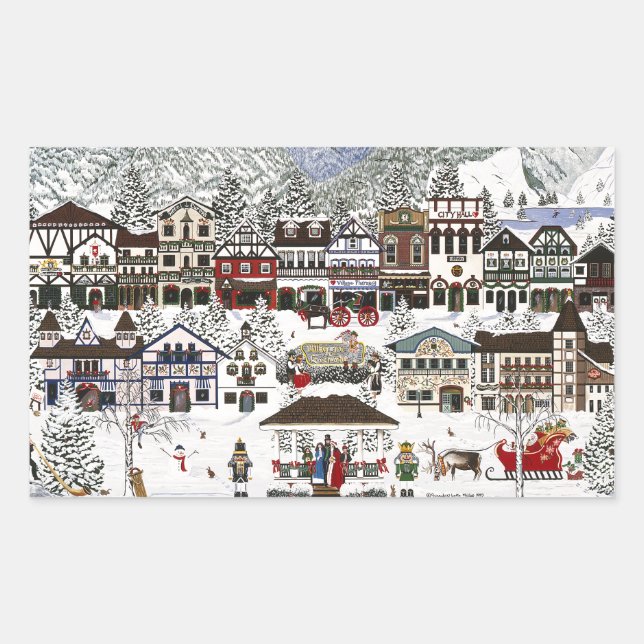 Celebrating the Holidays in Leavenworth Sticker (Front)