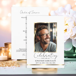 Celebrating the life Gold Order of Service Program