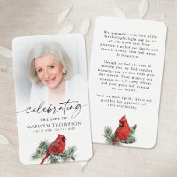 Celebrating the Life of Cardinal Prayer Card