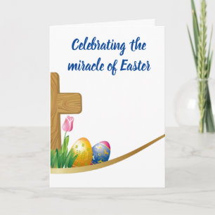 **CELEBRATING THE MIRACLE OF EASTER** CARD
