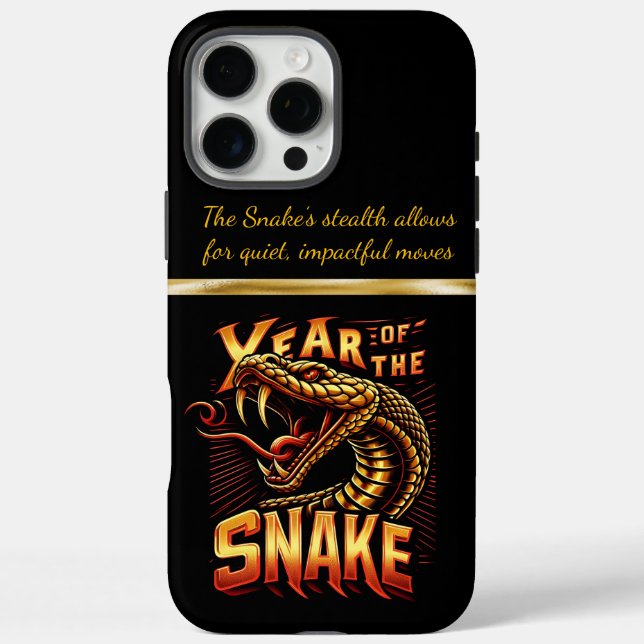 Celebrating the snake in Chinese new year2025 Case-Mate iPhone Case (Back)