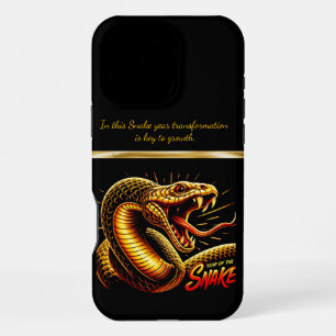 Celebrating the vibrant year of the snake in 2025 iPhone 16 pro max case