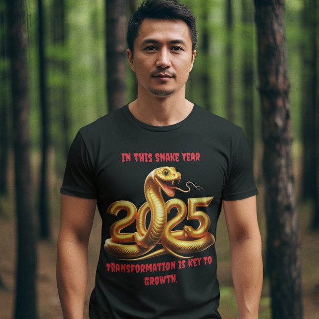 Celebrating the vibrant Year of the Snake in 2025 T-Shirt (Creator Uploaded)