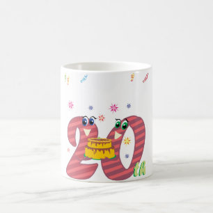 celebrating twenty years coffee mug