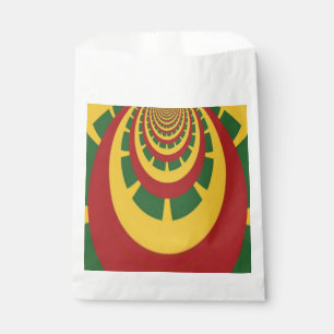 Celebrating With Colours Red Golden Green Favour Bag