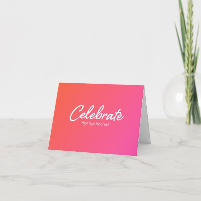 Celebrating You Birthday Card (Front)