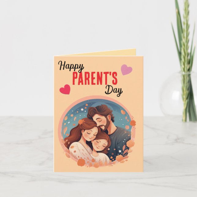 "Celebrating You, Mom & Dad" Holiday Card (Front)