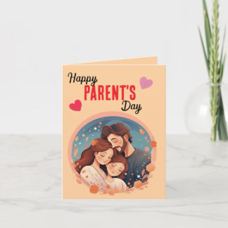 "Celebrating You, Mom & Dad" Holiday Card