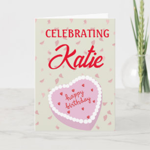 CELEBRATING YOU ROSE PETALS HAPPY BIRTHDAY CARD