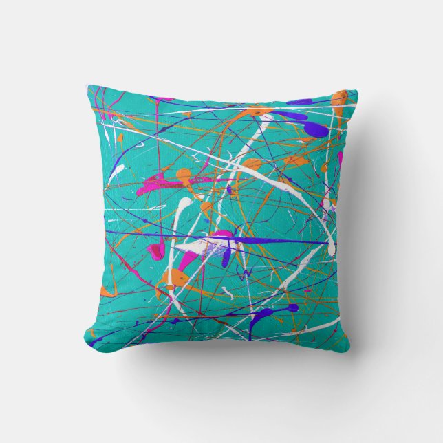 Celebration #2 throw pillow (Front)