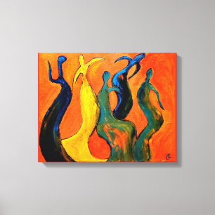 Celebration Abstract Canvas Print