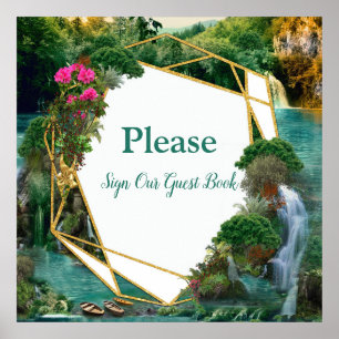 Celebration at the Magical Fantasy Lake Poster