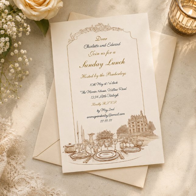 Celebration at the Manor Personalised  Invitation (Creator Uploaded)