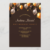 Celebration Balloons Invitation