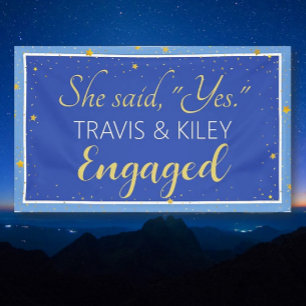 Célébration! Bannière du parti Engagement personna