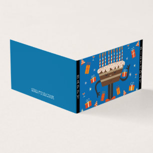 Celebration birthday muffin - Blue