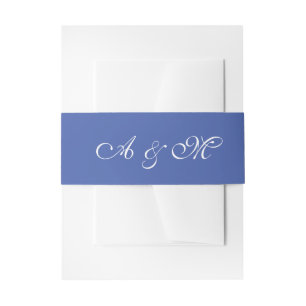 "Celebration Blue" Invitation Belly Band