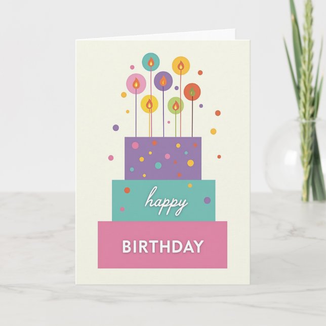 Celebration Cake Artwork Card (Front)