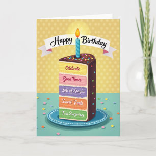 Celebration Cake Slice Card
