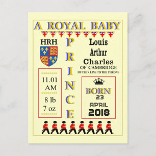 Celebration Cards Royal Prince Louis of Cambridge