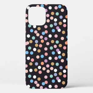 Celebration confetti seamless pattern,background w iPhone 12 case